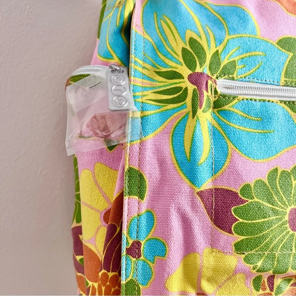 SugarBooger By ORE Floral Canvas Diaper Bag